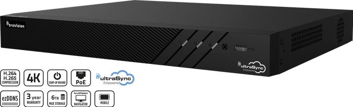 Produktbild Aritech TruVision NVR Netzwerk-Videorekorder 8 Kanäle, 8x PoE, 2TB (Netzwerk Videorecorder (NVR))