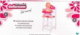 Produktbild My Beautiful Dollsroom Dolls Room Möbel Hochstuhl Weiss 22x27x53Cm