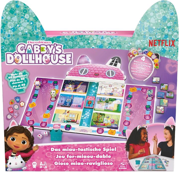 Actual product image Spin Master Gabby's D. Miautastic Game (French, Italian, German)
