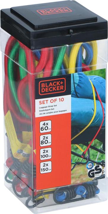 Produktbild Black & Decker Luggage strap set 10pcs