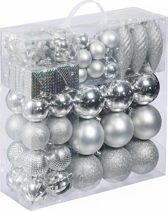 Actual product image Relaxdays christmas baubles (110x)