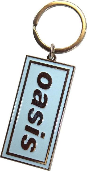 Actual product image Oasis Logo Enamel Keyring