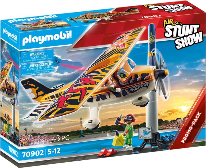 Produktbild Playmobil Propeller-Flugzeug Tiger (70902, Playmobil Stuntshow)