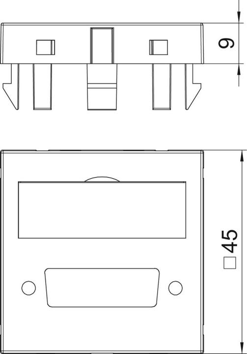 Produktbild OBO Bettermann Multimediaträger (Kabeldurchlass, 0.90 cm)