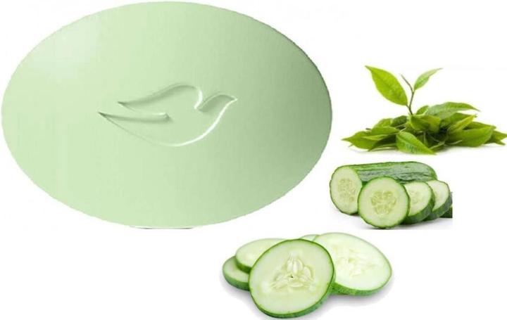 Produktbild Dove Erfrischender Beauty Cream Bar mit Gurkenduft und grünem Tee - 2 X 90 Gramm (Hartseife)