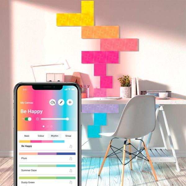 Actual product image Nanoleaf Canvas Smarter Kit (9 Panels) (900 lm)