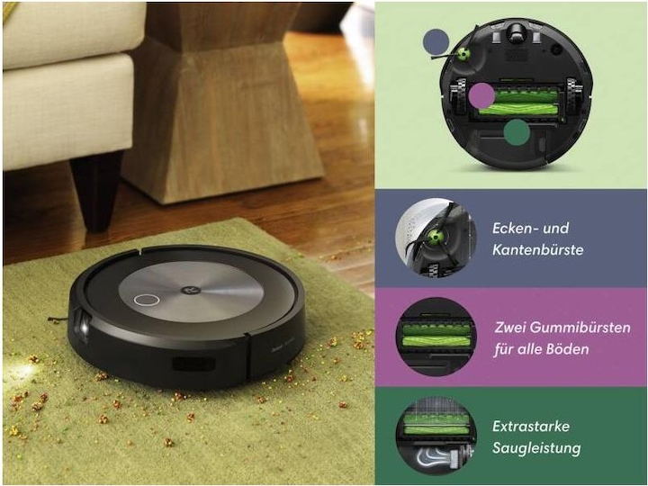 Actual product image iRobot Roomba j7+ (Robot vacuum)