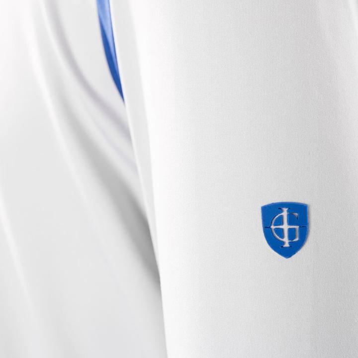 Actual product image Island Green Mens Colour Block Panelled Golf Top Layer (L)