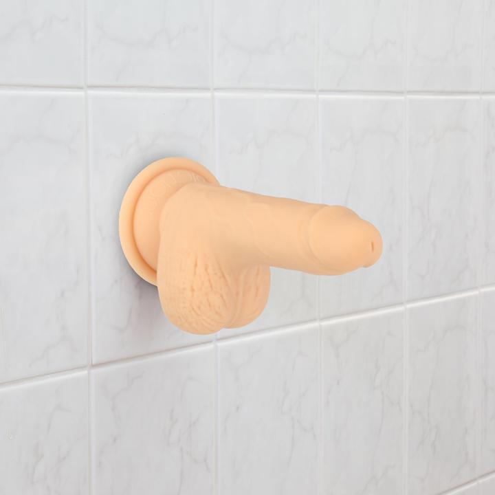 Actual product image Naked Addiction Thrusting Dong with Remote 16.5 cm Vanilla