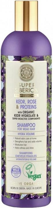 Actual product image Natura Siberica Super Siberica Shampoo Kedr (400 ml, Liquid shampoo)