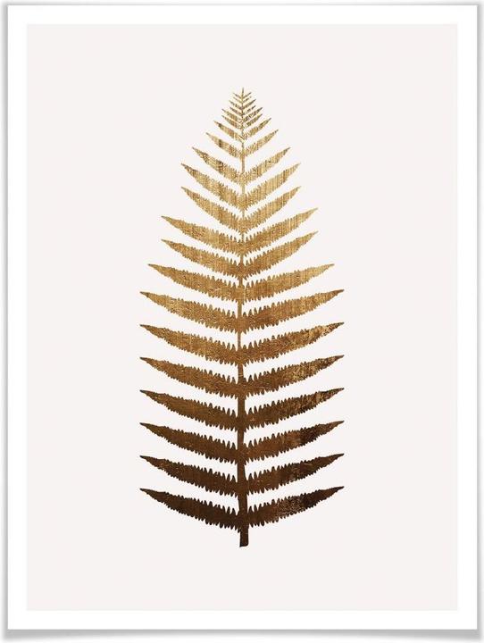 Produktbild Trenddeko Goldener Farn (100 x 120 cm)