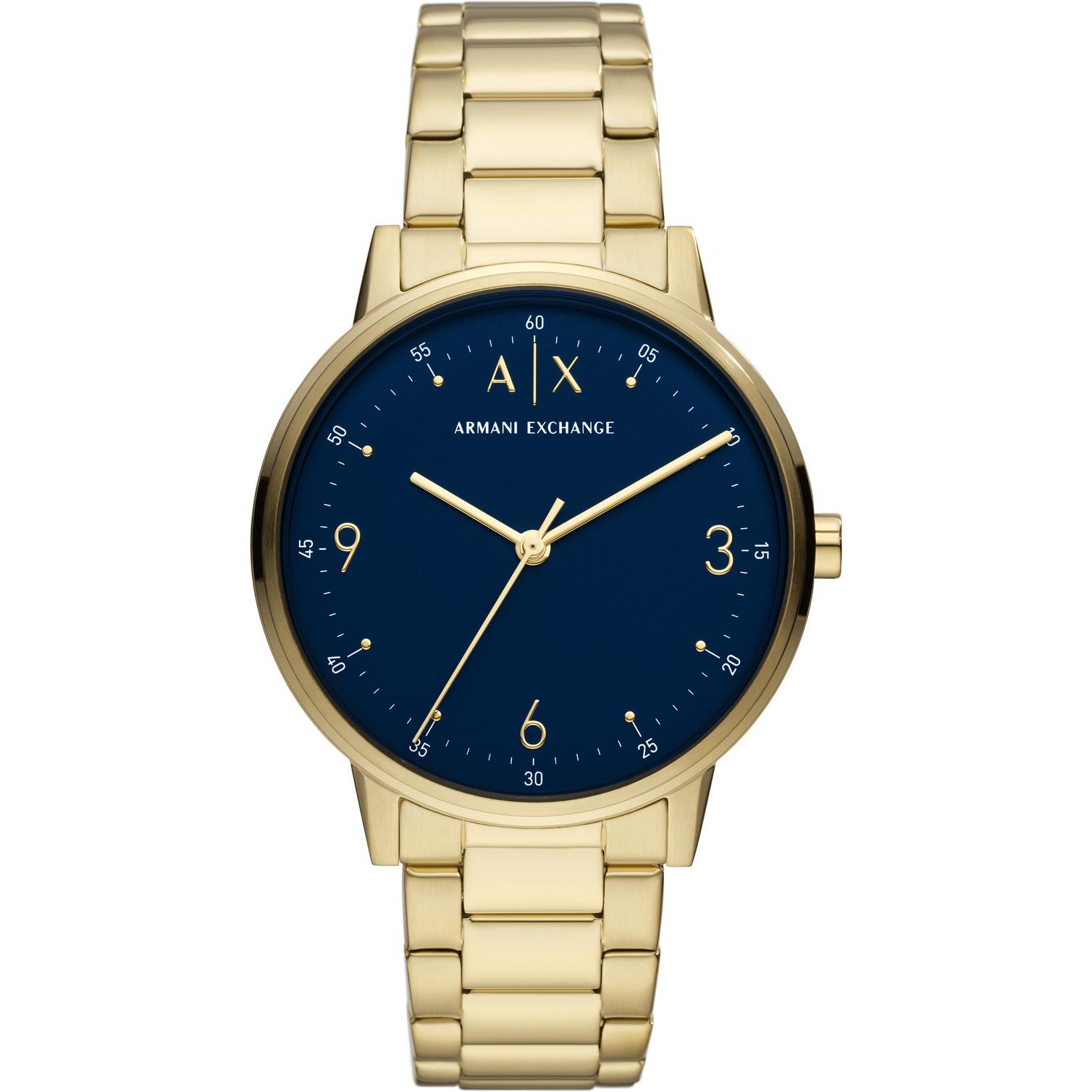 Armani Exchange, Armbanduhr, Cayde, Gold, (Analoguhr, 42 mm)