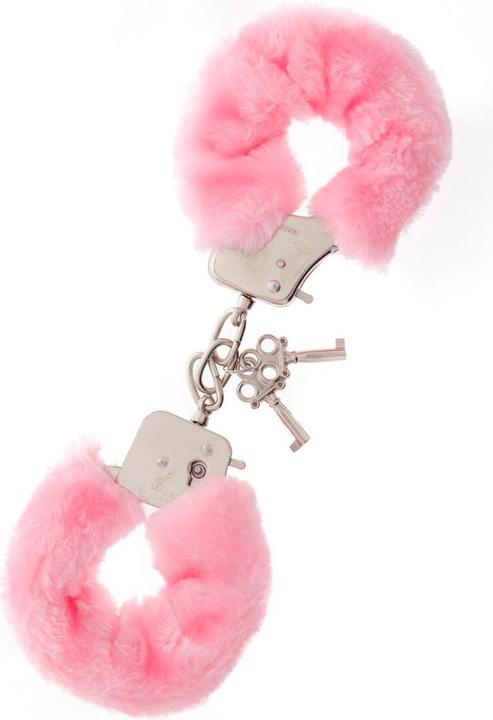 Image du produit NMC Menottes en métal avec peluche Rose