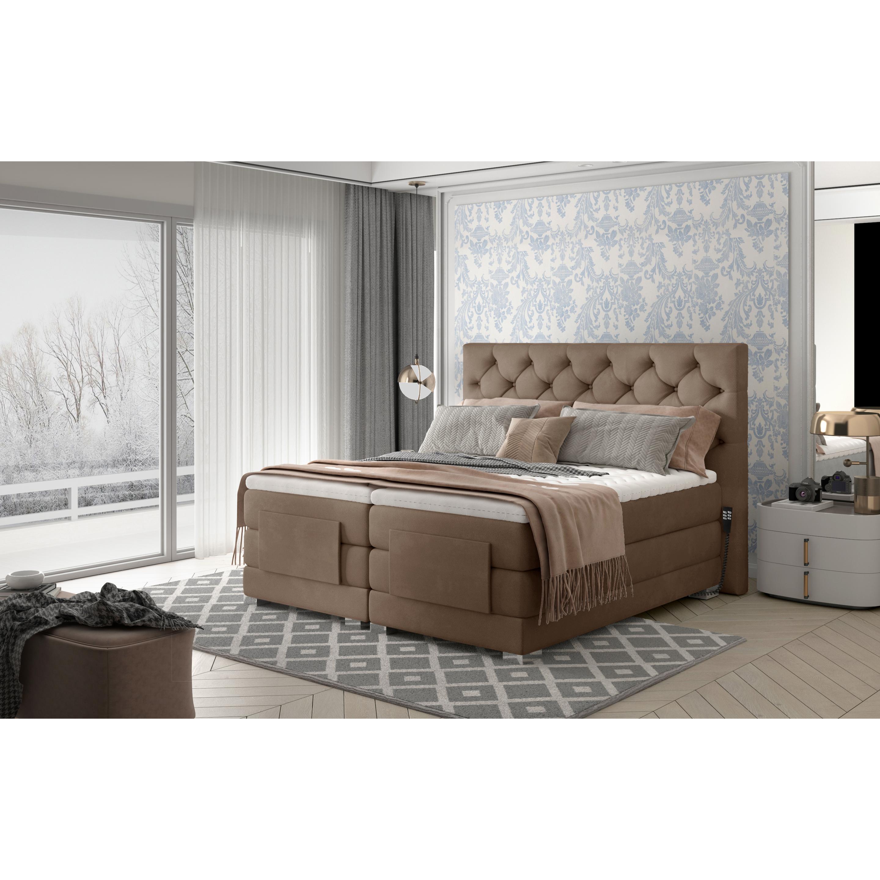 ELTAP, Boxspringbett, Clover (140 x 200 cm)