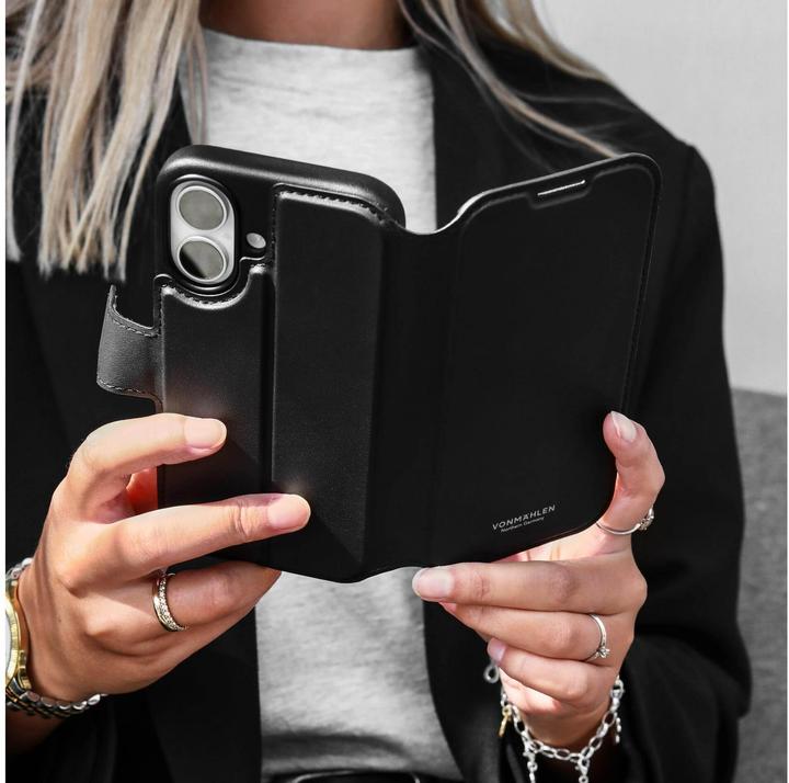 Image du produit Vonmählen Back Cover Vegan Leather iPhone 17 Pro Max Brown (Apple iPhone 17 Pro Max)