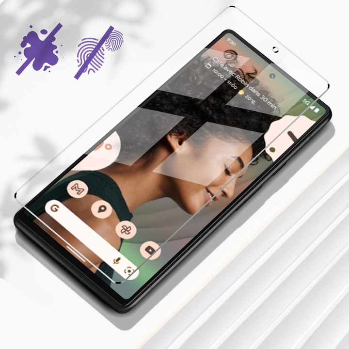 Produktbild Avizar 9H Härtegrad Glas-Displayschutzfolie (1 Stück, Google Pixel 6a)