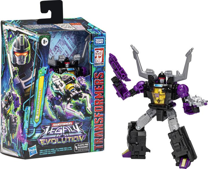 Image du produit Transformers Legacy Evolution Deluxe-Class Shrapnel, figurine de 14 cm
