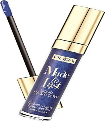 Actual product image Pupa Milano Made to Last Liquid Eye Shadow Deep Blue (Deep Blue)