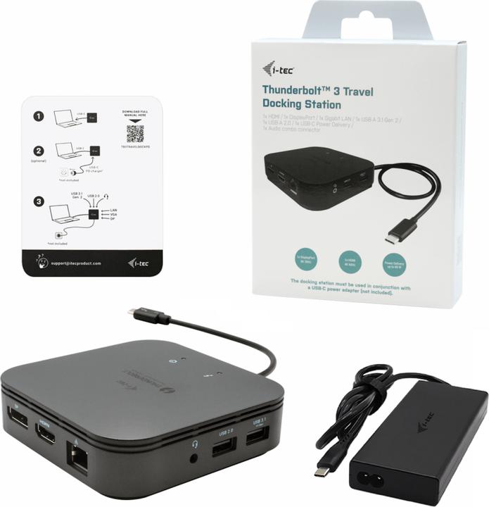 Actual product image i-tec Thunderbolt 3 Travel Dock Dual 4K (USB-C, 1 Ports)