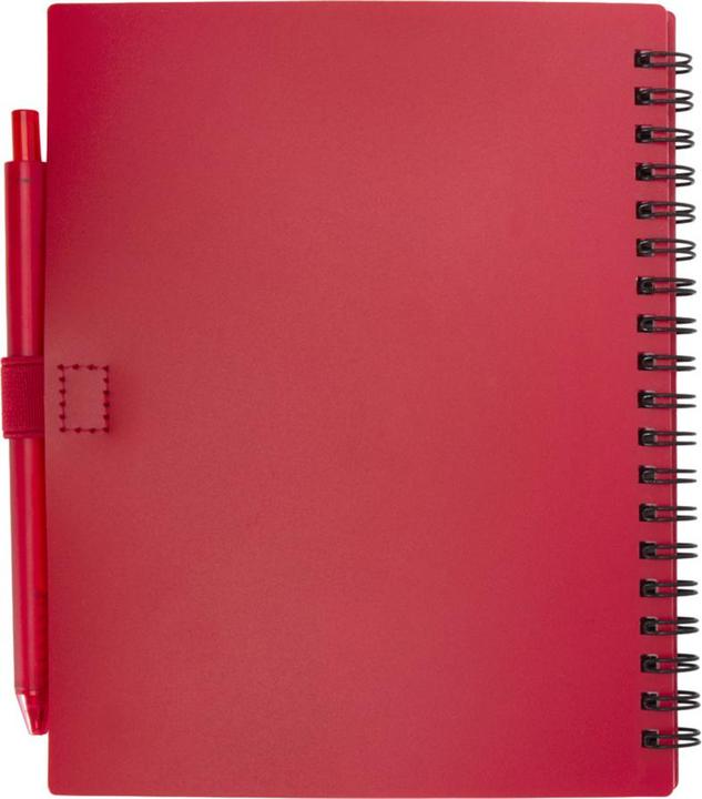 Actual product image Floso Niove Soft Cover Recycled Plastic Notebook & Pen Set (Dotted, Soft cover)
