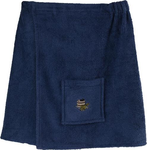 Namų tekstilė EMBROIDERED SAUNA APRON 55X150 BLUE