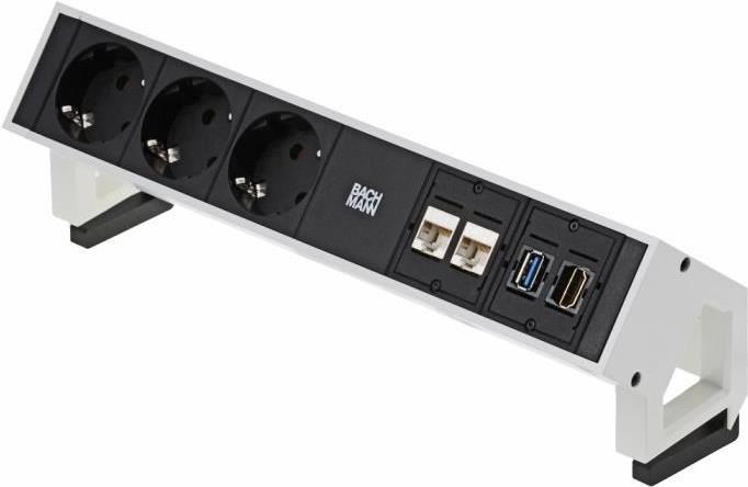 Image du produit Bachmann DESK2 - 3xSchuko, 2xCAT6 & (3 x, TPS18, 1.50 m)