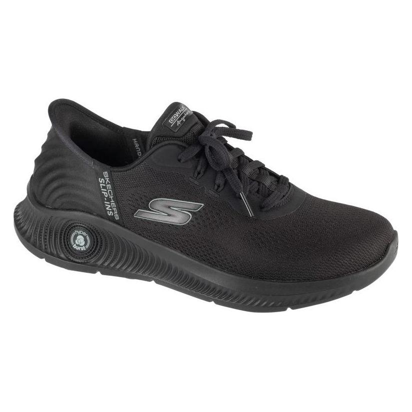 Skechers, Herren, Sneakers, Slip-Ins, Gehen Sie überall Hin - Worldwide Black, Schwarz, (43.5)