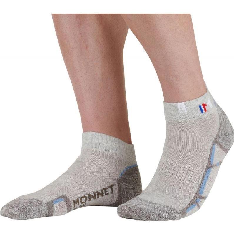 Monnet, Herren, Sportsocken, Trek Lin Low (37 - 38), Grau