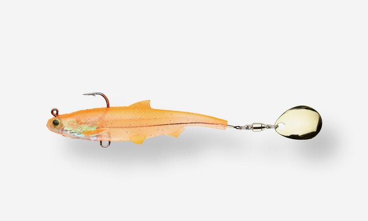 Produktbild Caperlan Gummikoeder Shad mit Spinnerblatt Spinnfischen (7 cm)