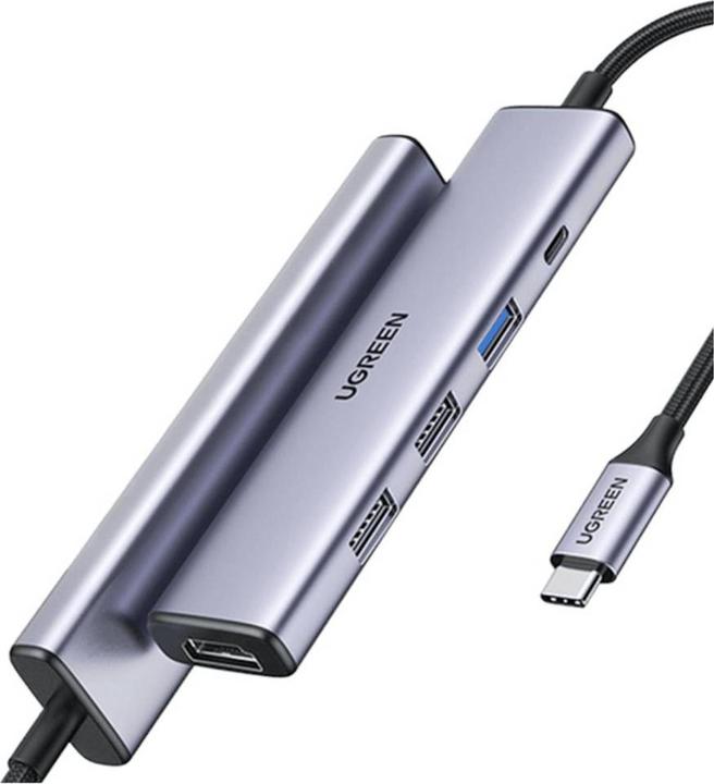 Actual product image Ugreen Adapteris Hub CM478 (USB-C, 5 ports)