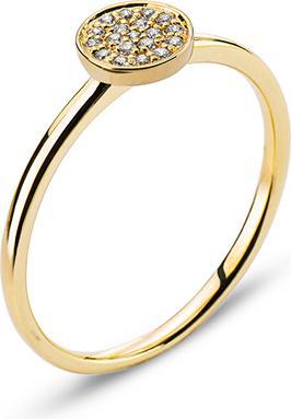 Produktbild Natsumi Schmuck Ring Gelbgold 18K/750 mit 19 Brillanten H SI 0.07ct. (57, 750/18 K Gold)