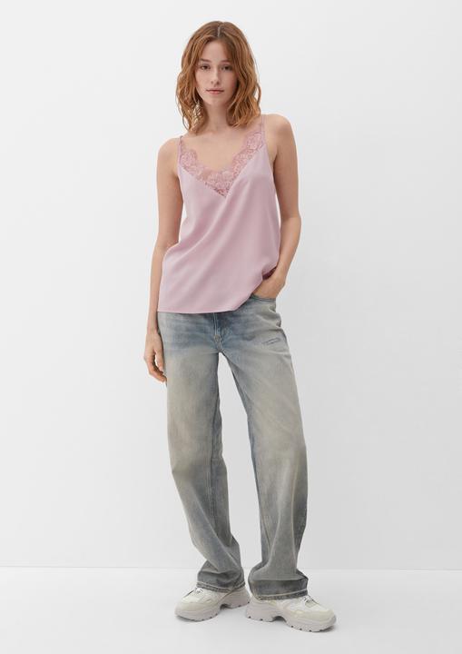 Produktbild s.Oliver Bluse Blusentop mit Spitze (38)