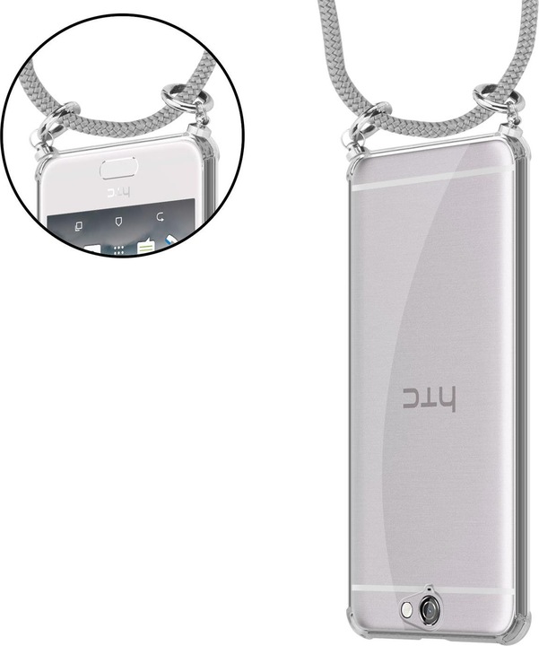 Produktbild Cadorabo TPU Handy Kette SILBER Cover