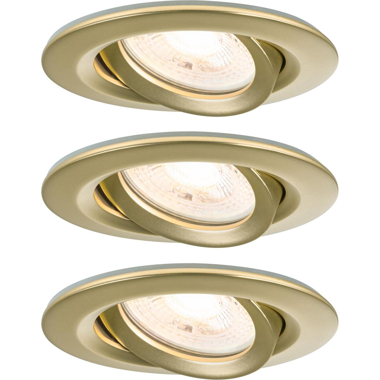 Paulmann Oro Applique + Plafoniera, Einbauleuchte Nova Set (460 Lm, Gu10)