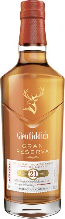Glenfiddich 21 Years Gran Reserva (Single Malt, Scotch whisky, 1 x 70 cl)