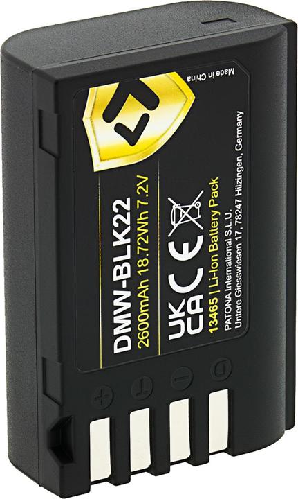 Actual product image Patona Protect Battery DMW-BLK22 (Camera battery)
