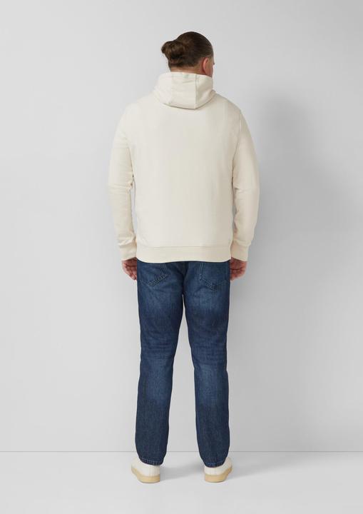 Produktbild s.Oliver Sweatshirt Kapuzenpullover aus Baumwollmix mit Label-Print (4XL)