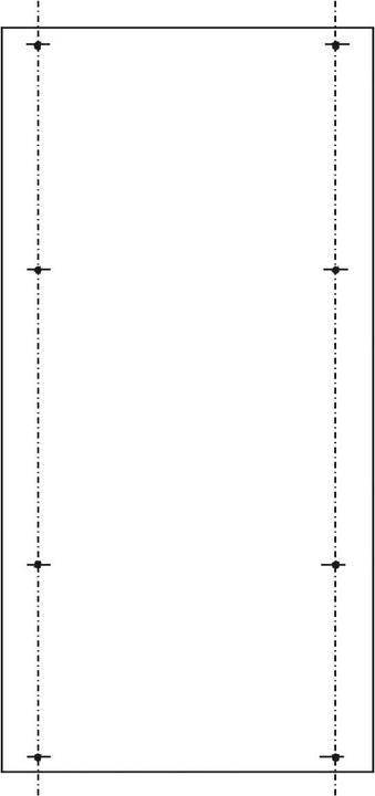Produktbild ABN SY47436M PVC-MONTAGEPLATTE AS-205