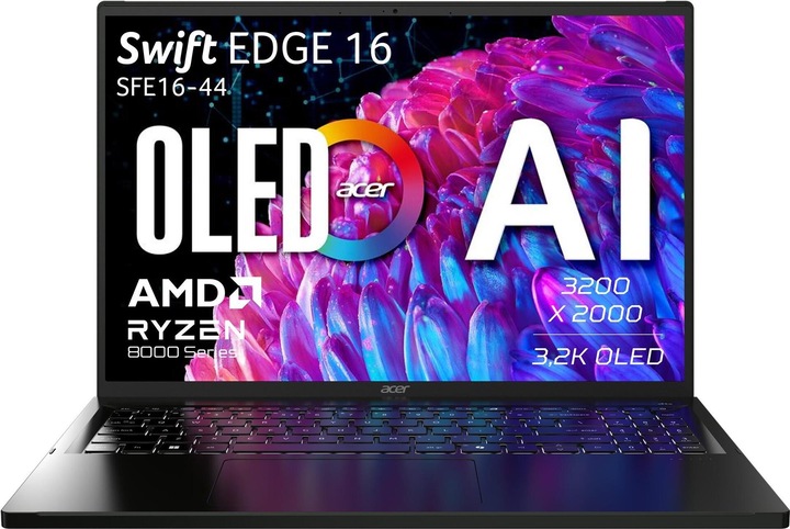 Actual product image Acer Swift Edge 16 OLED (16", AMD Ryzen 5 8640U, 16 GB, 512 GB, DE)