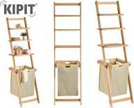 Kipit natural laundry basket shelf