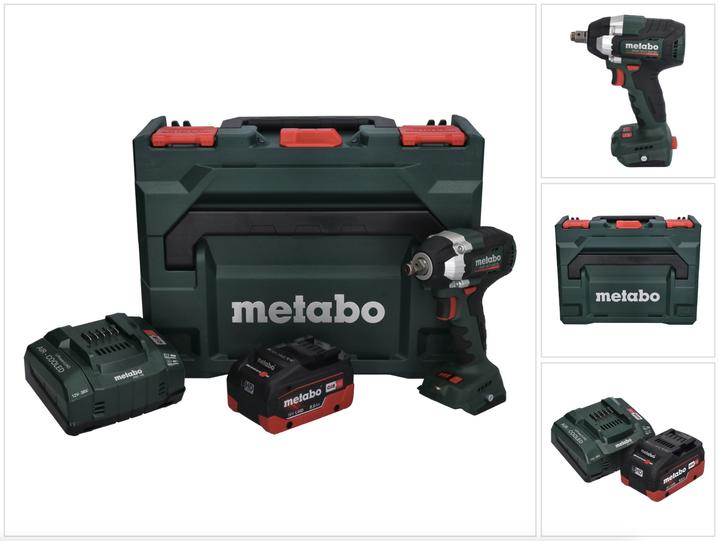 Actual product image Metabo SSW 18 LT 300 BL Battery impact wrench 18 V 300 Nm Brushless + 1x rechargeable battery 8,0 Ah + (Rechargeable battery operated)