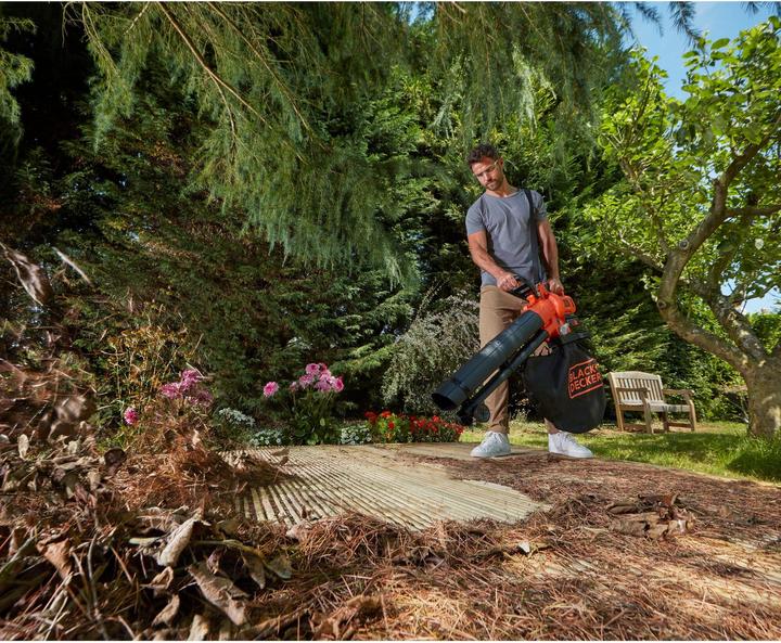 Immagine prodotto Black & Decker BCBLV3625L1 (Batteria ricaricabile, Soffiafoglie, Aspiratore e soffiatore, Aspirafoglie)
