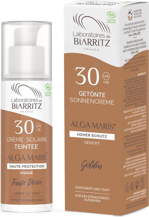 Produktbild Laboratoires de Biarritz Alga Marris Gold (Sonnencreme Gesicht, SPF 30, 50 ml, 500 g)