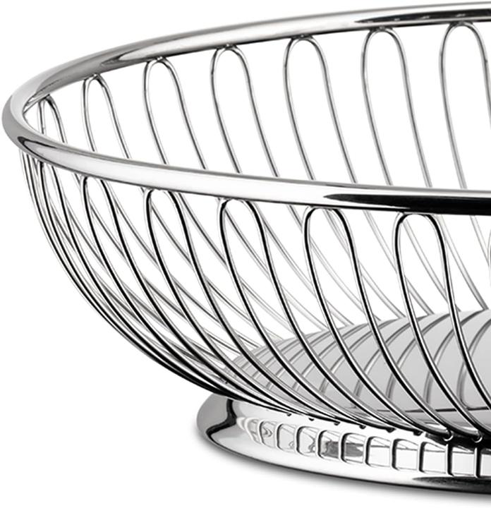 Actual product image Alessi Wire Basket Silver Coloured (28 x 20 cm)