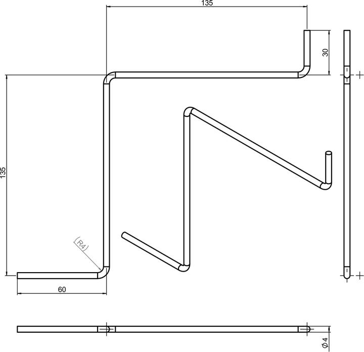 Immagine prodotto Modellbau Lindinger Carrello di atterraggio principale ala bassa grande 2 pezzi.