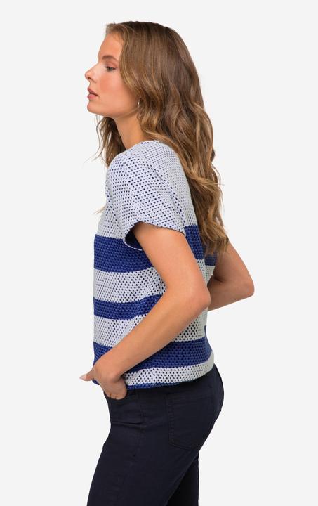 Produktbild Laurasøn Sweatshirt, oversized, doppellagig, Streifen (M)