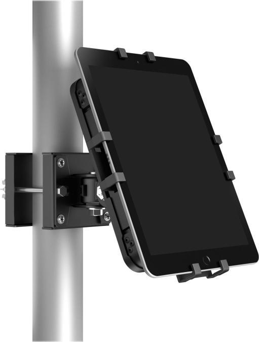 Immagine prodotto Multibrackets Morsetto per tubi inclinabile a 45°, 17mm-60mm, nero