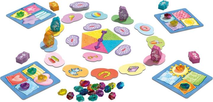 Productafbeelding Haba Eenhoorn glitter geluk spel collectie (Engels, Duits, Italiaans, Frans)