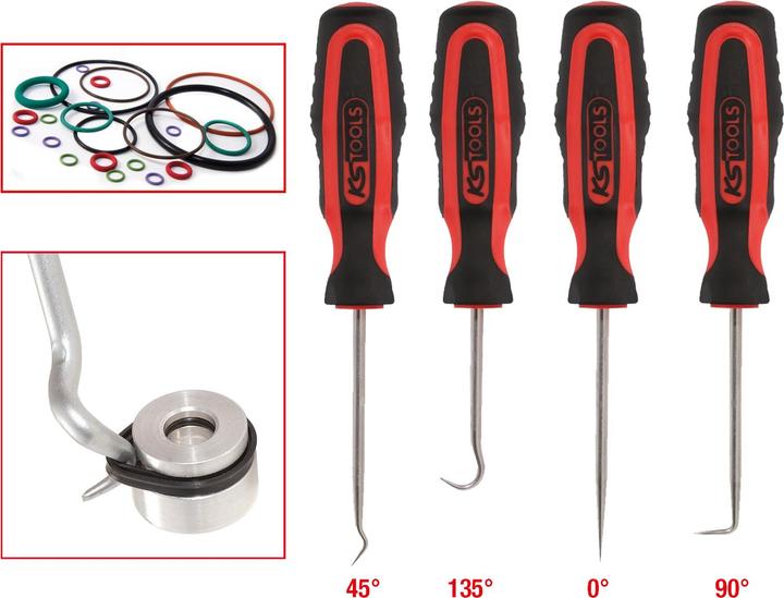 Produktbild KS Tools Hakenwerkzeug-Satz. 4-tlg. 550.1045