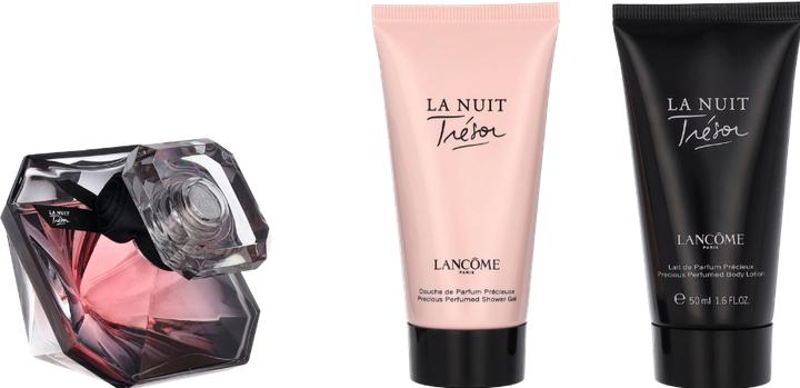 Actual product image Lancôme La Nuit Trésor 50ml Set Eau de Parfum 50ml + Body Lotion 50ml + Shower Gel 50ml (Fragrance set)
